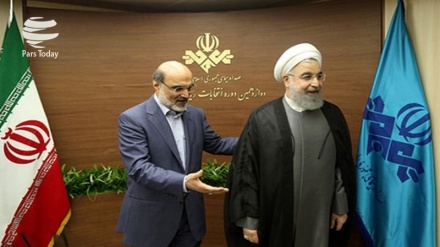 La Radio Televisión iraní felicitó a Hasan Rohani 