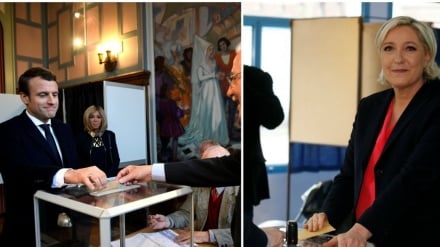 Candidatos franceses votam no 2º turno
