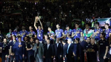 Asiyə 23sinniku bəkam Voleybol mısobiğədə İron çempiyon be