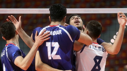 İslamiyə kişvəron miyono həmrayəti varzışiyə çempiyonatədə İroni voleybol milli kamanda Ğətəri vədə bə səbarzəti rəsə.