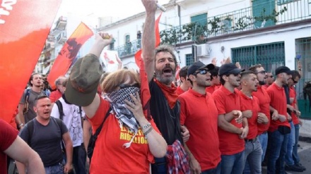 Anti-G7 protesters clash with police on Italian island of Sicily 