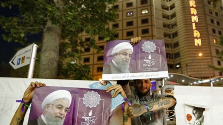 Iran: Wahlwerbung im Präsidentschaftswahlkampf