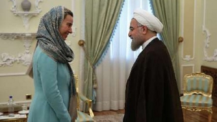 מוגריני בירכה את רוחאני על זכייתו בבחירות הנשיאות