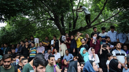 Fiesta de la victoria de Rohani en Teherán