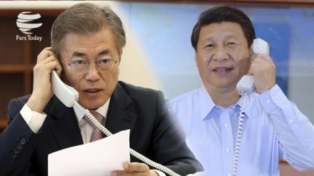 中国国家主席与韩国新任总统通电话