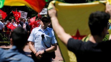 Protestos contra Erdogan nos EUA fazem vários feridos