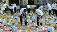 Buka Bersama di Komplek Makam Imam Ridha as di Mashhad