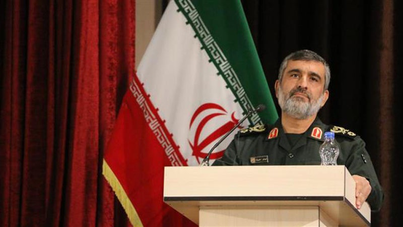Komandan Pasukan Dirgantara IRGC, Brigjen Amir Ali Hajizadeh