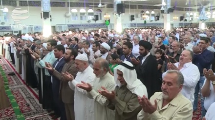 La oración de Eid al-‎Fitr en Damasco(video)