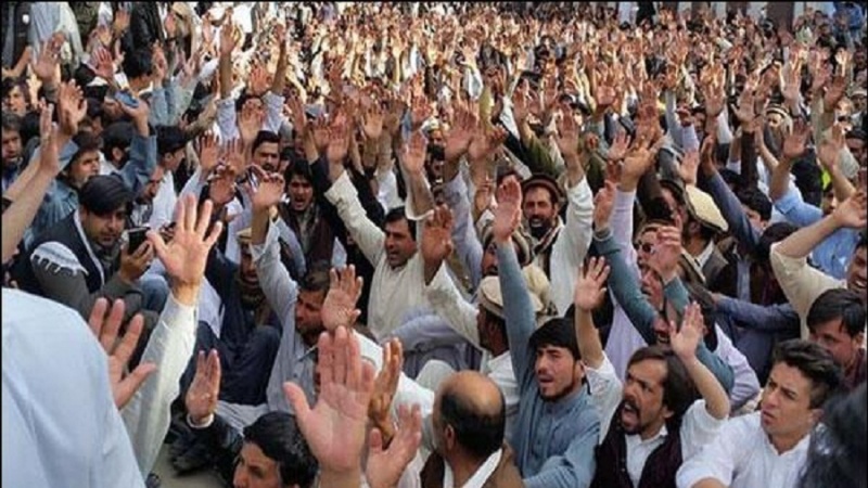 تحصن مردم پاراچنار پاکستان در اعتراض به حملات تروریستی 
