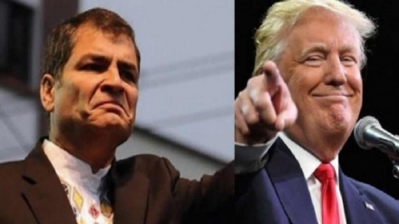 «Trump? Una scimmia con il coltello». Rafael Correa sul presidente degli Stati Uniti