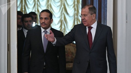 Incontro tra i ministri degli esteri della Russia e Qatar