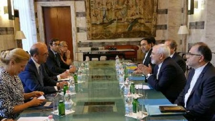 זריף דן עם שר החוץ האיטלקי על הקשרים בין איראן ואיטליה