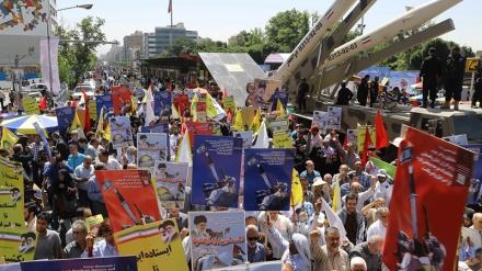 Autoridades superiores iranianas participam de passeata  do dia de Al-Quds