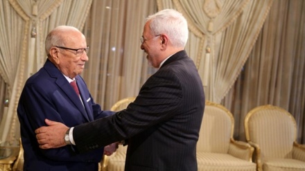 Susret ministra Zarifa sa predsjednikom i ministrom vanjskih poslova Tunisa