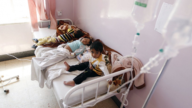 عربستان عامل شیوع بیماری وبا در یمن