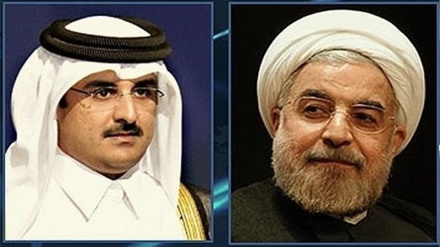 Emir do Qatar discute laços bilaterais com o presidente iraniano