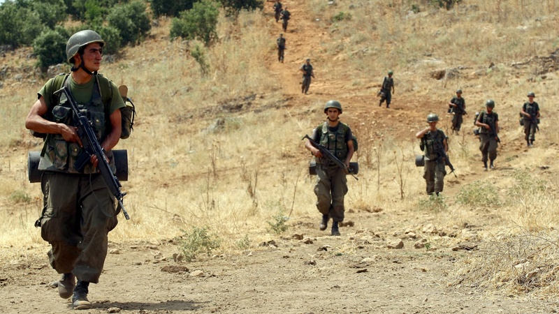 Türkiye ordusu ve PKK arasında çatışma 