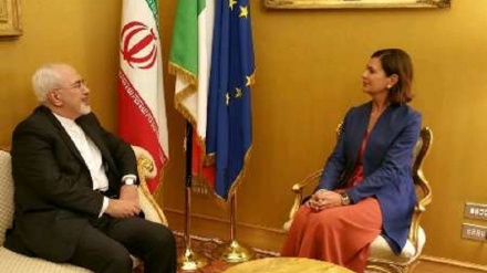 זריף נפגש עם ראשת הפרלמנט האיטלקי