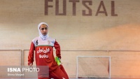 Latihan Timnas Putri Futsal Iran