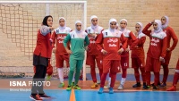 Latihan Timnas Putri Futsal Iran