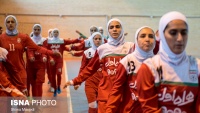 Latihan Timnas Putri Futsal Iran