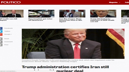 Politico: Amerika ndjek politikë të dyanshme ndaj marrëveshjes bërthamore