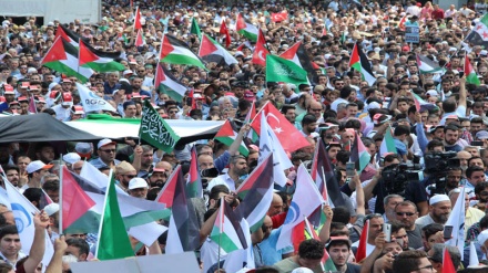 Türkiye'nin dört bir yerinde siyonist İsrail aleyhinde gösteriler düzenlendi  