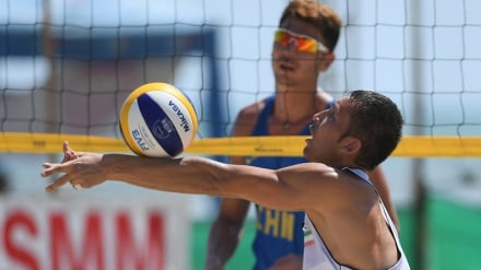 イランのビーチバレー代表チームが、世界の４強