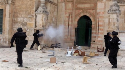 Qindra sionistë futen në xhaminë Al Aksa