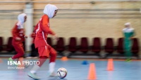 Latihan Timnas Putri Futsal Iran