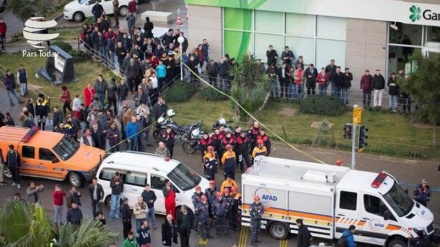 A explosão de bomba deixou oito vitima na Turquia, Izmir 
