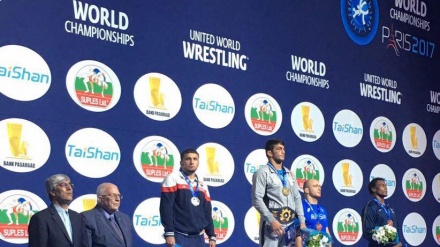 Paris İranlı Pehlivan'a hayret kaldı: İran'lı güreşçi 86. kg.da altın madalya kazandı
