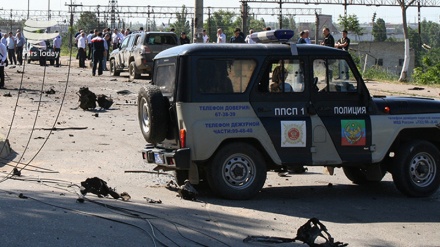 حمله تروریستی در جمهوری خودمختار داغستان روسیه/عناصر داعش 2 نیروی امنیتی را کشتند