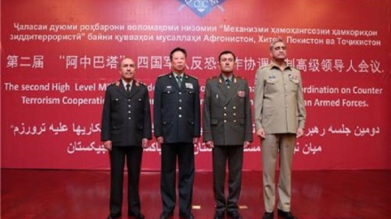 第二届阿中巴塔四国军队反恐合作协调机制高级领导人会议在杜尚别举行