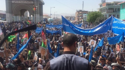  تظاهرات مخالفان دولت افغانستان در شمال این کشور 