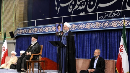 Shugaba Ruhani: Iran Ba Za Ta Taba Mika Kai Ga Kokarin Makiya Na Mai Da Ita Saniyar Ware ba