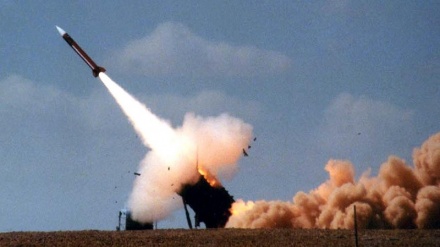 טיל פטריוט ישראלי שוגר לעבר כלי טיס בלתי מאויש בגבול רמת הגולן