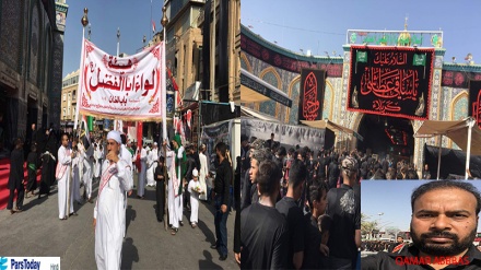  8 मोहर्रम, पवित्र नगर कर्बला से हमारे साथी क़मर अब्बास की ख़ास रिपोर्ट, गुजरात के श्रद्धालु ज़ाकिर हुसैन से विशेष बातचीत