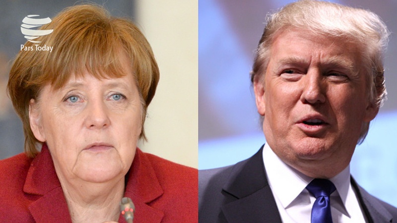 Trump ve Merkel nükleer anlaşmayı görüştü

