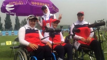 A equipe feminina iraniana de arco de polias se tornou campeã 