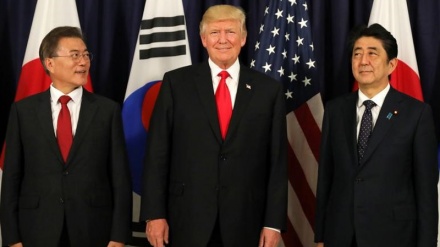 Takim trepalësh mes Amerikës, Japonisë dhe Koresë së Jugut