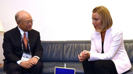 Mogherini dhe Amano shqyrtojnë procesin e zbatimit të marrëveshjes bërthamore