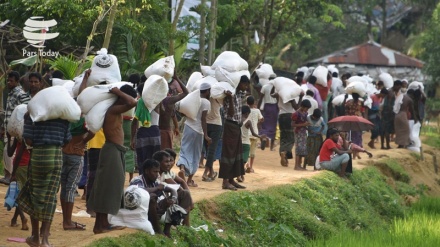 Lage der Rohingya-Muslime in Flüchtlingslagern in Bangladesh