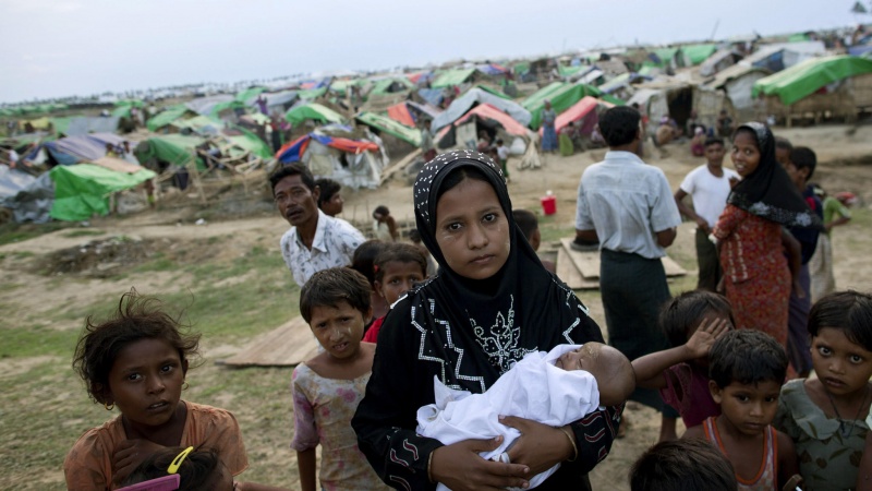 Anak-anak pengungsi Muslim Rohingya