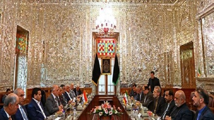 O presidente do Parlamento iraniano elogia a nação iraquiana por resistência contra terroristas