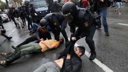 Polícia espanhola usou força 