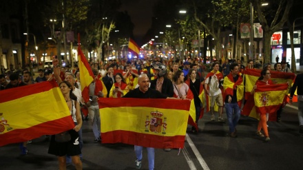 Mijëra demonstrues në Barcelonë, në mbështetje të Spanjës së bashkuar