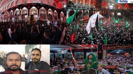 पवित्र नगर करबला में इमाम हुसैन (अ) के श्रद्धालुओं की सेवा में लगे जावेद मिर्ज़ा से हमारे साथी क़मर अब्बास की ख़ास बातचीत