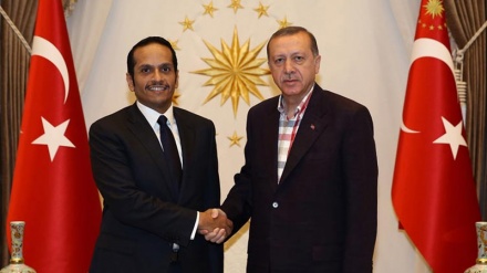 Erdoğan, Katar Dışişleri Bakanını kabul etti